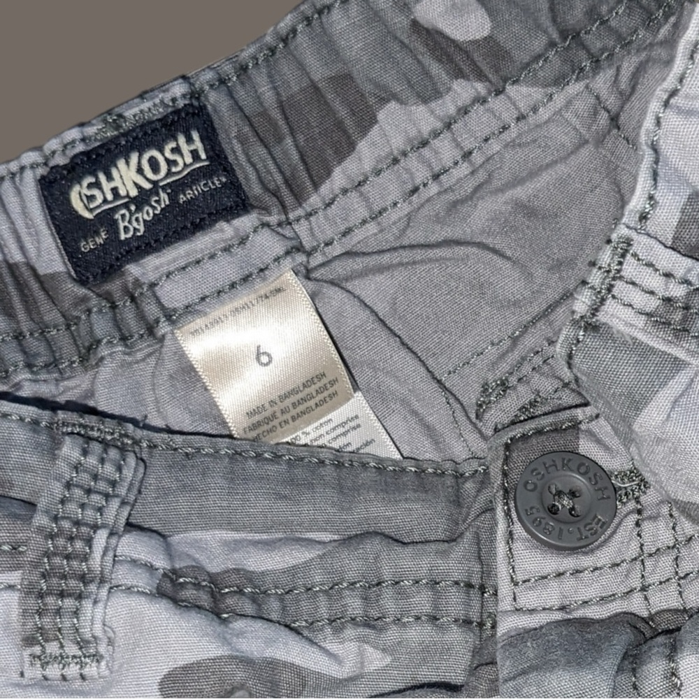 OshKosh cargo camouflage shorts - Picture 3 of 6